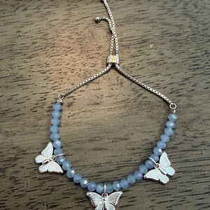 NWOT Alex and Ani Butterfly Multi-Charm Bolo Bracelet